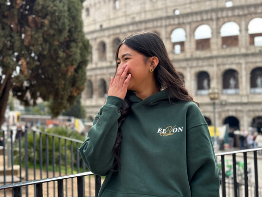 "God most high" Hoodie Green