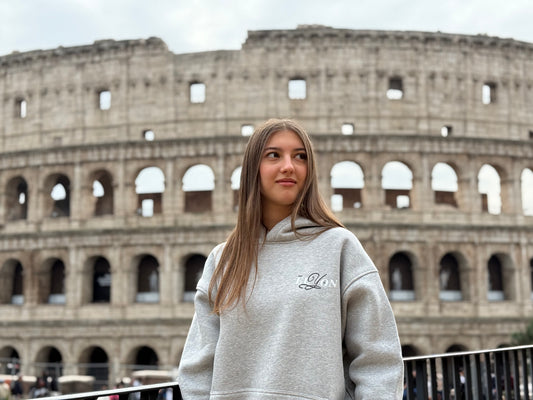 "God most high" Hoodie Grey & Black