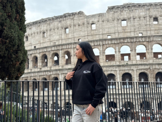 "God most high" Hoodie Black & Purple