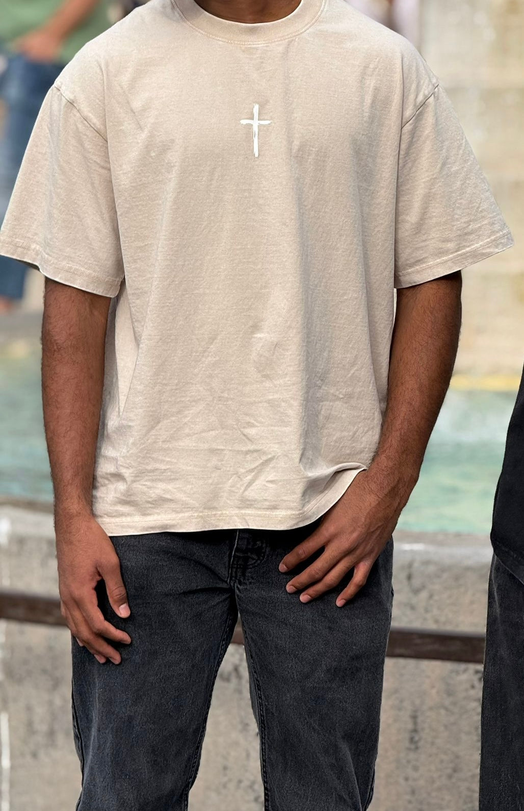 "God has a plan" T-Shirt Cream White